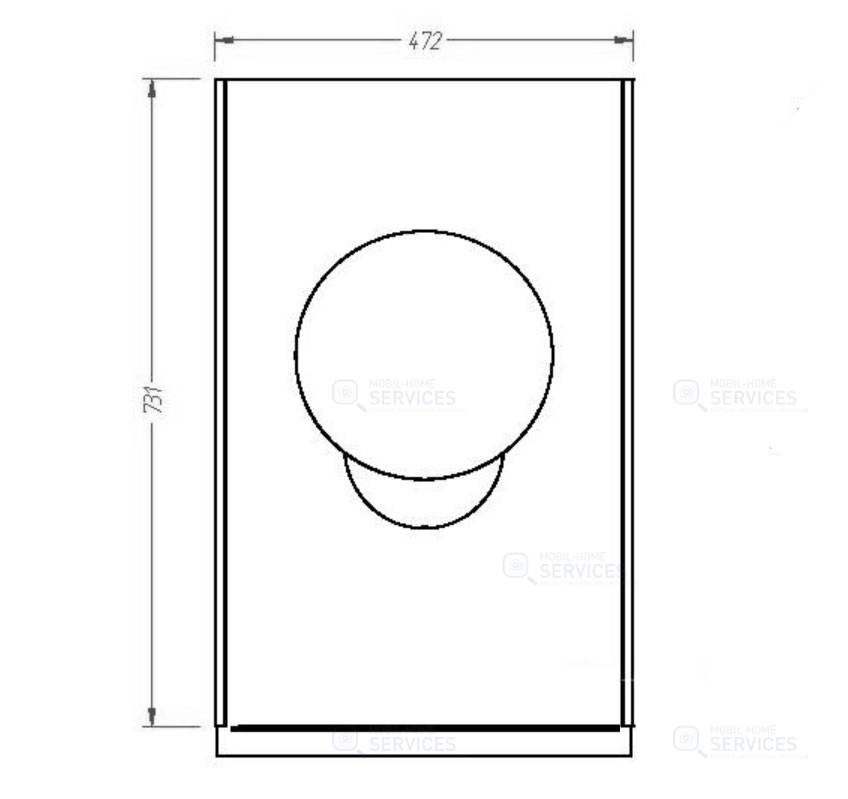 CHEMINEE RONDE+FLEXIBLE ALU IN