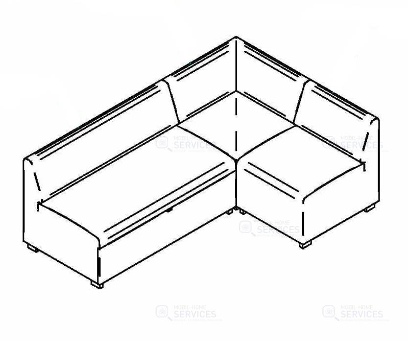 CANAPE MODULABLE 2040X1530