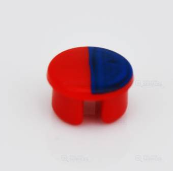 CACHE VIS BLEU/ROUGE DIAM 8 POUR MITIGEUR