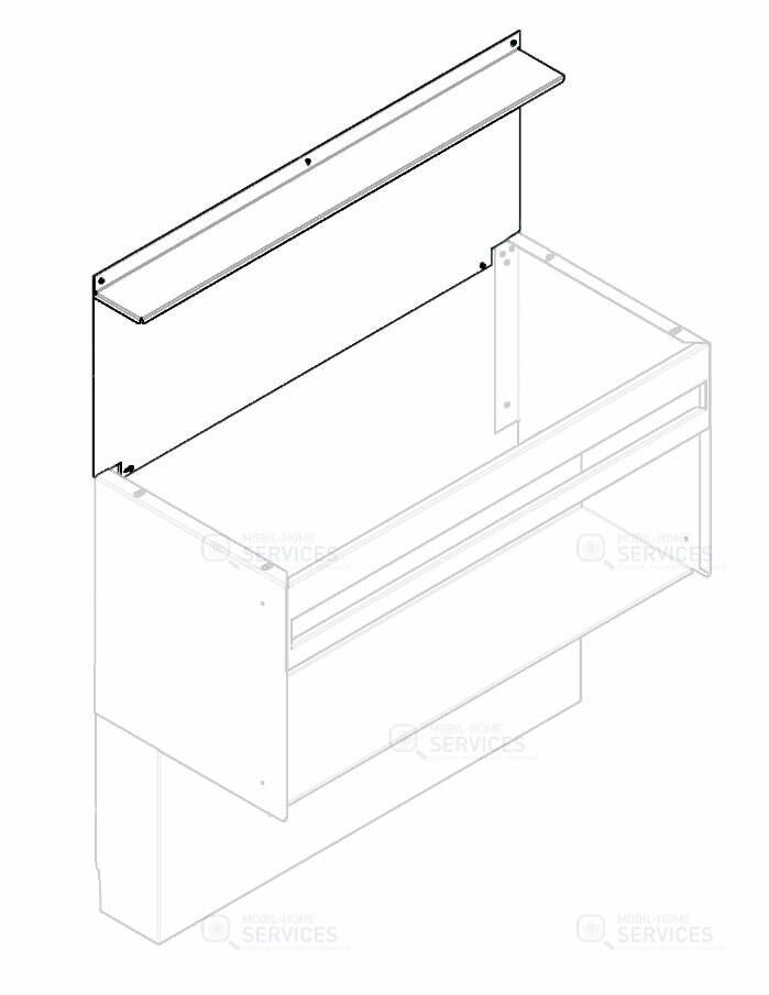 CREDENCE MEUBLE SOUS VASQUE 898X100X399,5