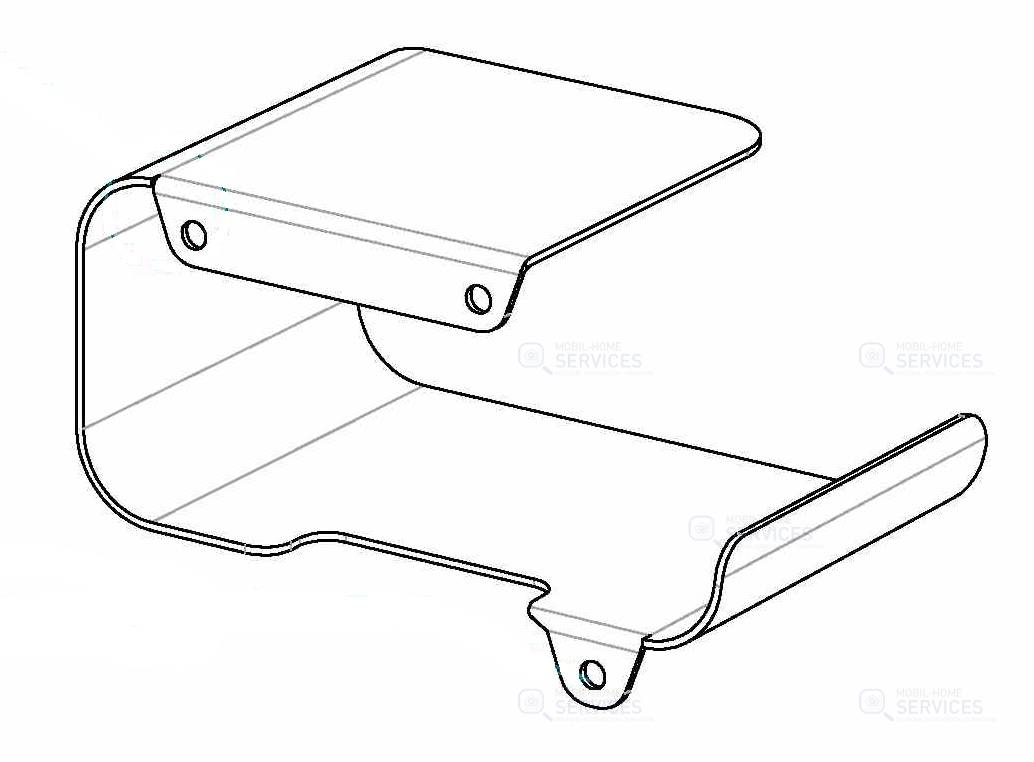 CHEVET SUSPENDU DROIT 185X120X90