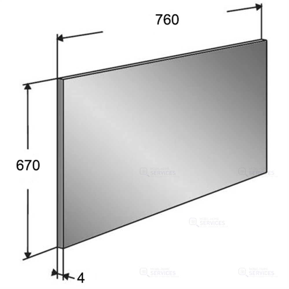 CREDENCE VERRE 170510 L760XH670X4