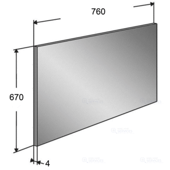 CREDENCE VERRE 170510 L760XH670X4