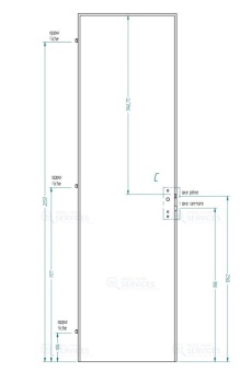 PORTE ISO GP 2233X630X40