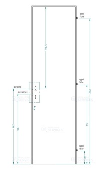 PORTE ISO DP 2233X630X40