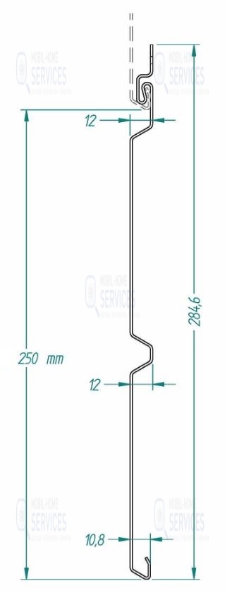 PROFIL SOCREDIS E010 HZ 184610  LG 3753 MM