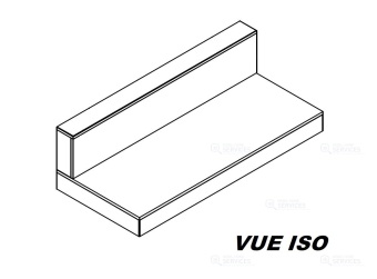 ENS.CANAPE LONG L1550 H430